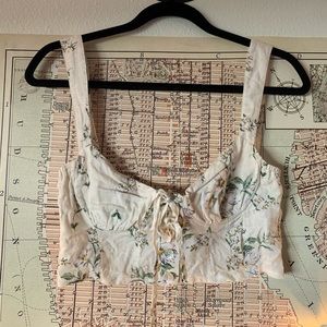 Princess Polly Floral Crop Top